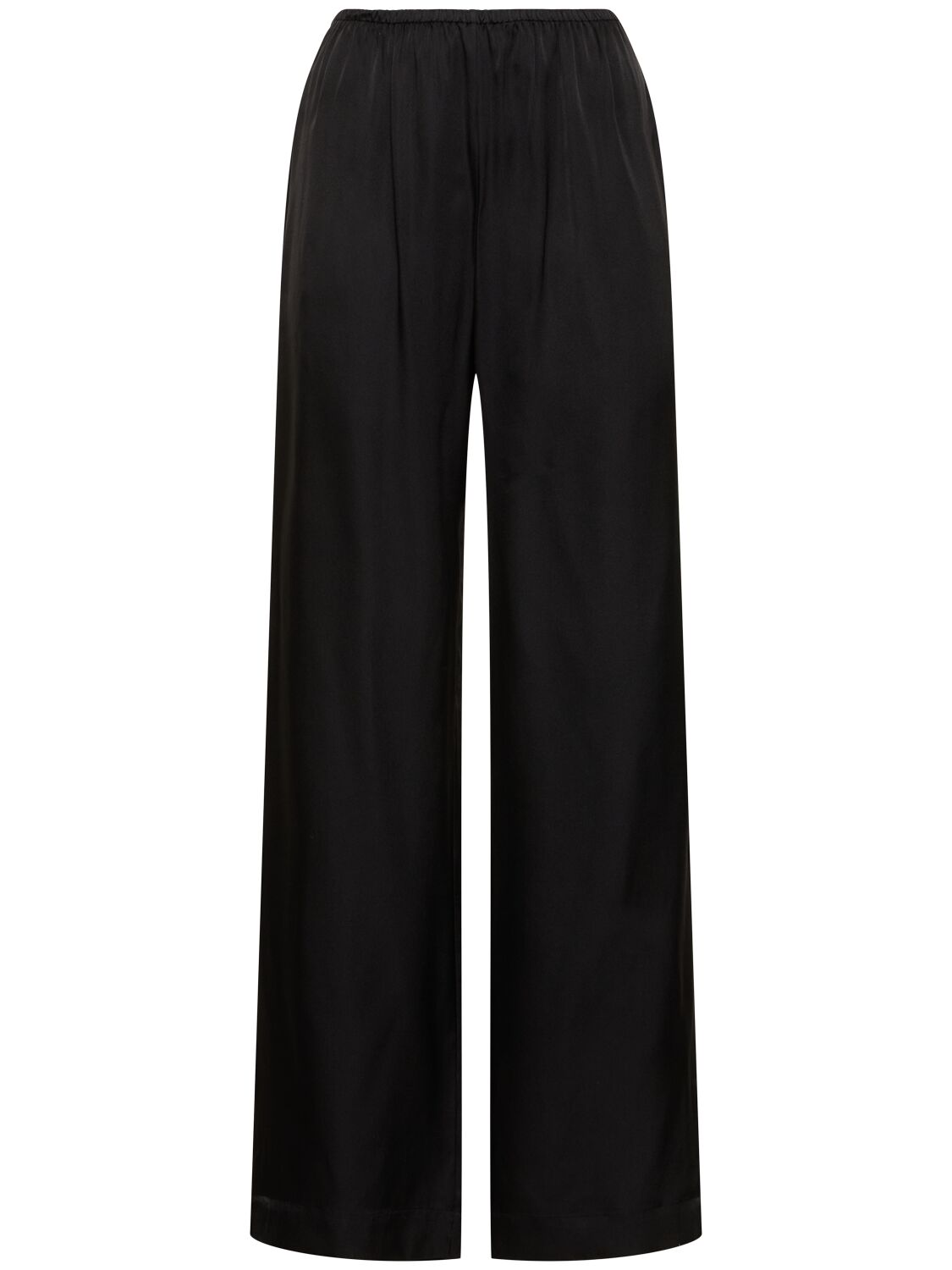 Aden silk blend wide pants