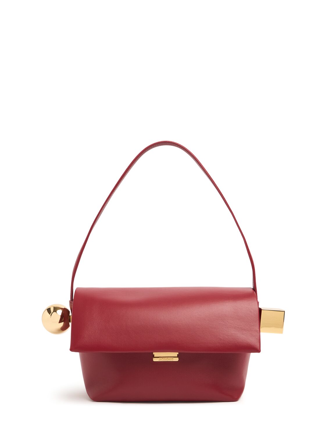 Le Rond Carre leather shoulder bag