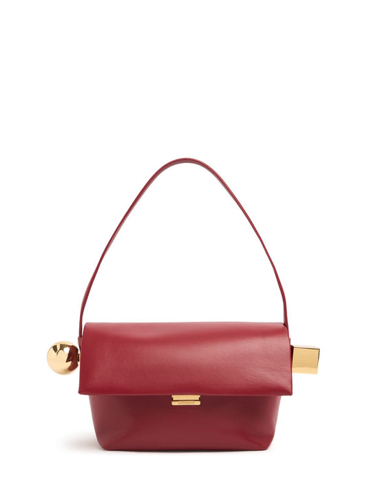 Le Rond Carre leather shoulder bag