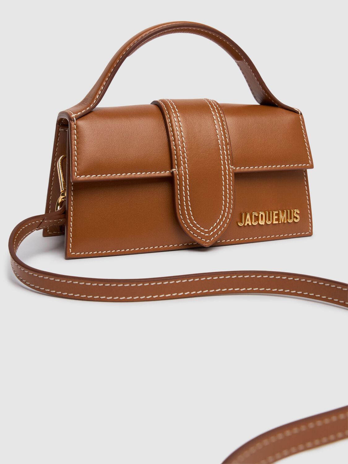 Le Bambino leather top handle bag